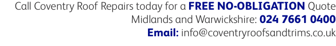Roofers in Coventry | Coventry Roofs and Trims Limited